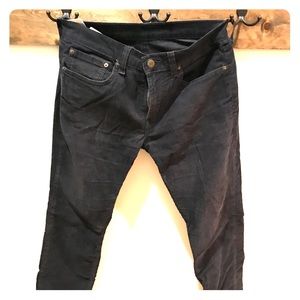Black Corduroy Pants | Levi’s 31 x 32